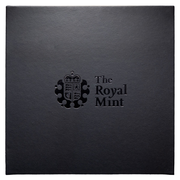 Združeno kraljestvo: srebrni kovanec The Queen’s Beasts Griffin of Edward III 2 GBP 2021 1 oz PP 999 srebro, Royal Mint (GB0991X003752) numizmatika kovanci