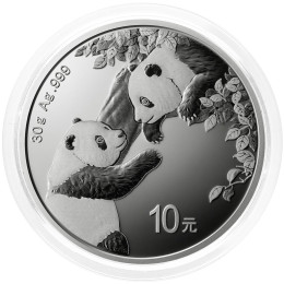 Kitajska: 10 Yuan 2023 - 30 g .999 Ag BU - PANDA 