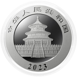 Kitajska: 10 Yuan 2023 - 30 g .999 Ag BU - PANDA 