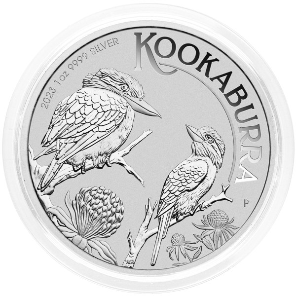 Avstralija: 1 AUD 2023 - 1oz .9999 Ag BU - KOOKABURRA (AU0990X002443) numizmatika kovanci