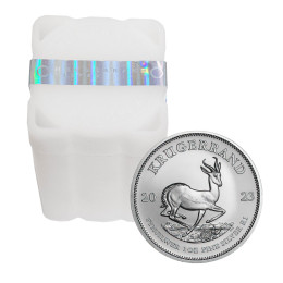 Južna Afrika: lot 25 srebrnikov Krugerrand 1 Rand ST 2023 1 oz .999 srebro, South African Mint