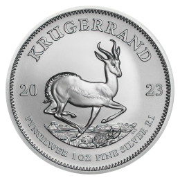 Južna Afrika: lot 25 srebrnikov Krugerrand 1 Rand ST 2023 1 oz .999 srebro, South African Mint