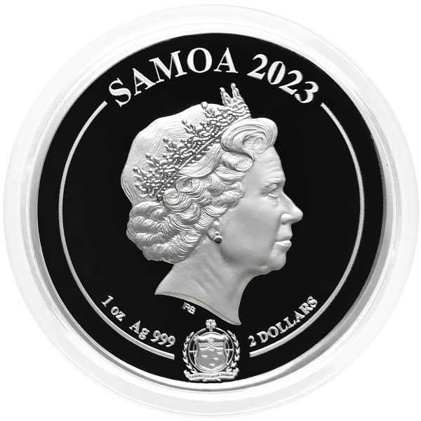 Samoa: srebrnik Golden Eagle BU 2 Dollars 2023 1 oz .999 srebro (WS0990X002449) numizmatika kovanci