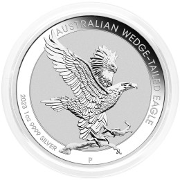 Avstralija: 1 AUD 2023 - 1oz .9999 Ag BU - WEDGE TAILED EAGLE (REPATI OREL)