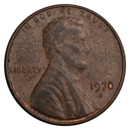 Združene države Amerike: 1 Cent 1970D - Lincoln Cent