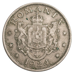 Romunija - Kraljevina: 2 LEI 1924 | Ferdinand I