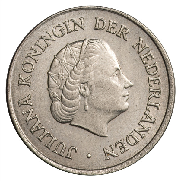 Nizozemska - Kraljevina: 25 Cents 1964 | Juliana (NL1049X002630) numizmatika kovanci