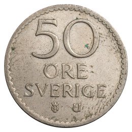 Švedska: 50 Öre 1969 | Gustaf VI Adolf