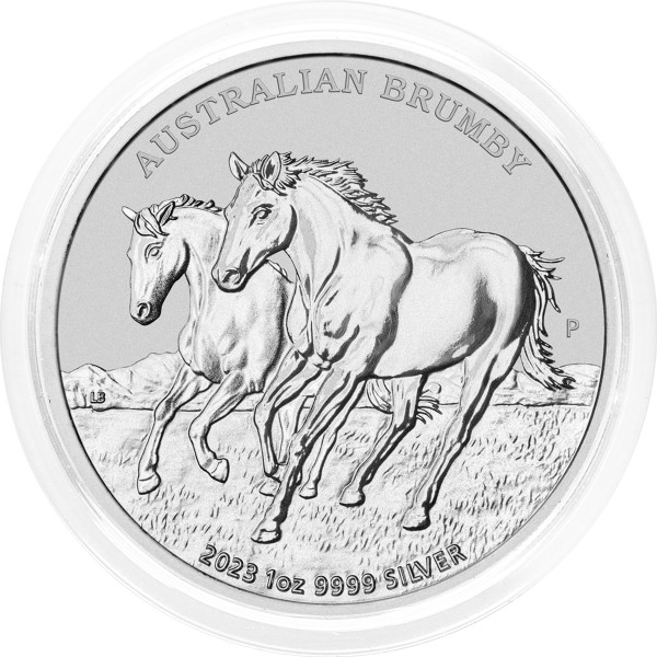 Avstralija: 1 AUD 2023 - 1oz .9999 Ag BU - BRUMBY (AU0990X002656) numizmatika kovanci