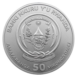 Ruanda: srebrnik Nautical Ounce - Great Eastern BU 50 Francs 2023 1 oz .999 srebro, BH Mayer's Kunstprägeanstalt