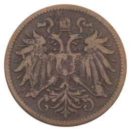 Avstro-Ogrska: 2 Vinarja / Heller 1897 | Franz Joseph I