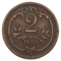 Avstro-Ogrska: 2 Vinarja / Heller 1895 | Franz Joseph I (AT1118X002737) numizmatika kovanci
