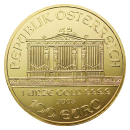 Odkup Avstrija 100 EUR 2003 1 oz zlato (.9999) – BU