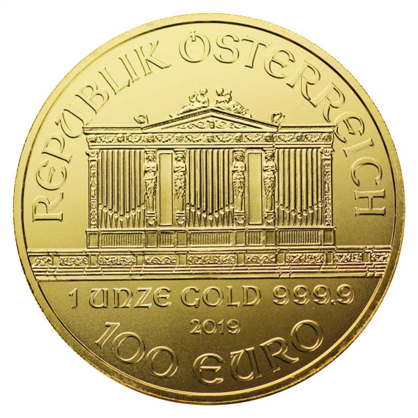 Odkup Avstrija 100 EUR 2019 1 oz zlato (.9999) – BU (OD2000X00006) numizmatika kovanci