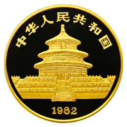 Odkup Kitajska Panda 1982 1 oz zlato (.999) – BU