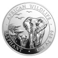 Odkup Somalija 100 shillings 2015 1 oz srebro (.999) – ST – Somalijski slon (OD2015X00009) numizmatika kovanci