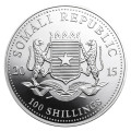 Odkup Somalija 100 shillings 2015 1 oz srebro (.999) – ST – Somalijski slon (OD2015X00009) numizmatika kovanci