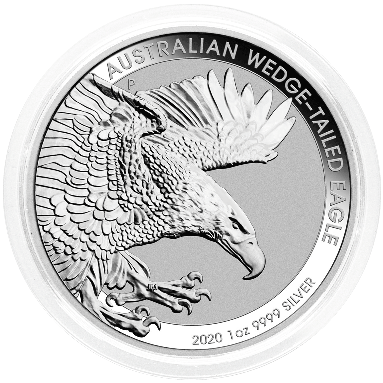 Avstralija: 1 AUD 2020 - 1oz .999 Ag BU - Wedge-Tailed Eagle (REPATI OREL) | Elizabeth II